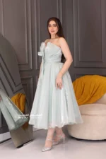 فستان سهرة ميدي فخم