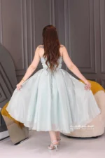 فستان سهرة ميدي فخم