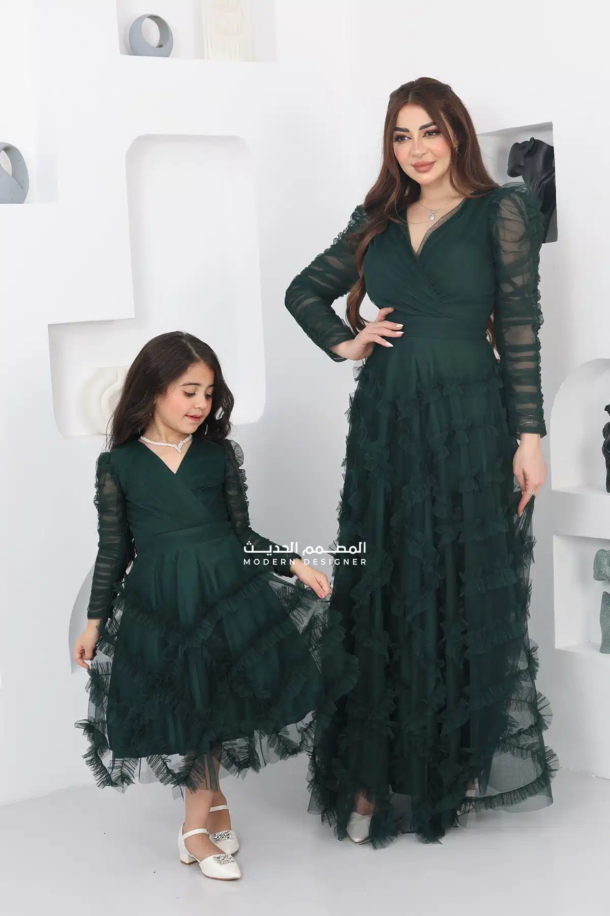 فستان سهرةفخم طبقات تل فستان سهرةفخم طبقات تل