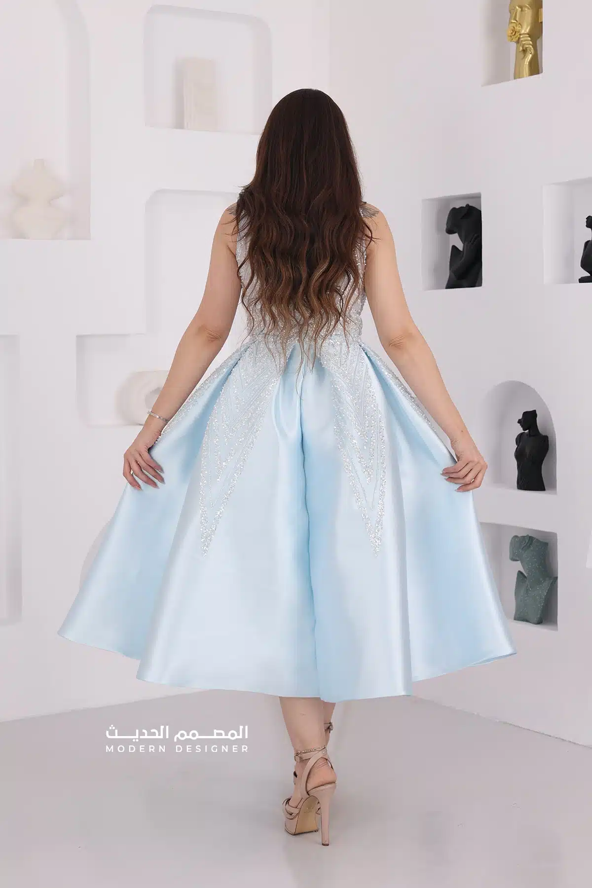 فستان قصير فخم تصميم كات