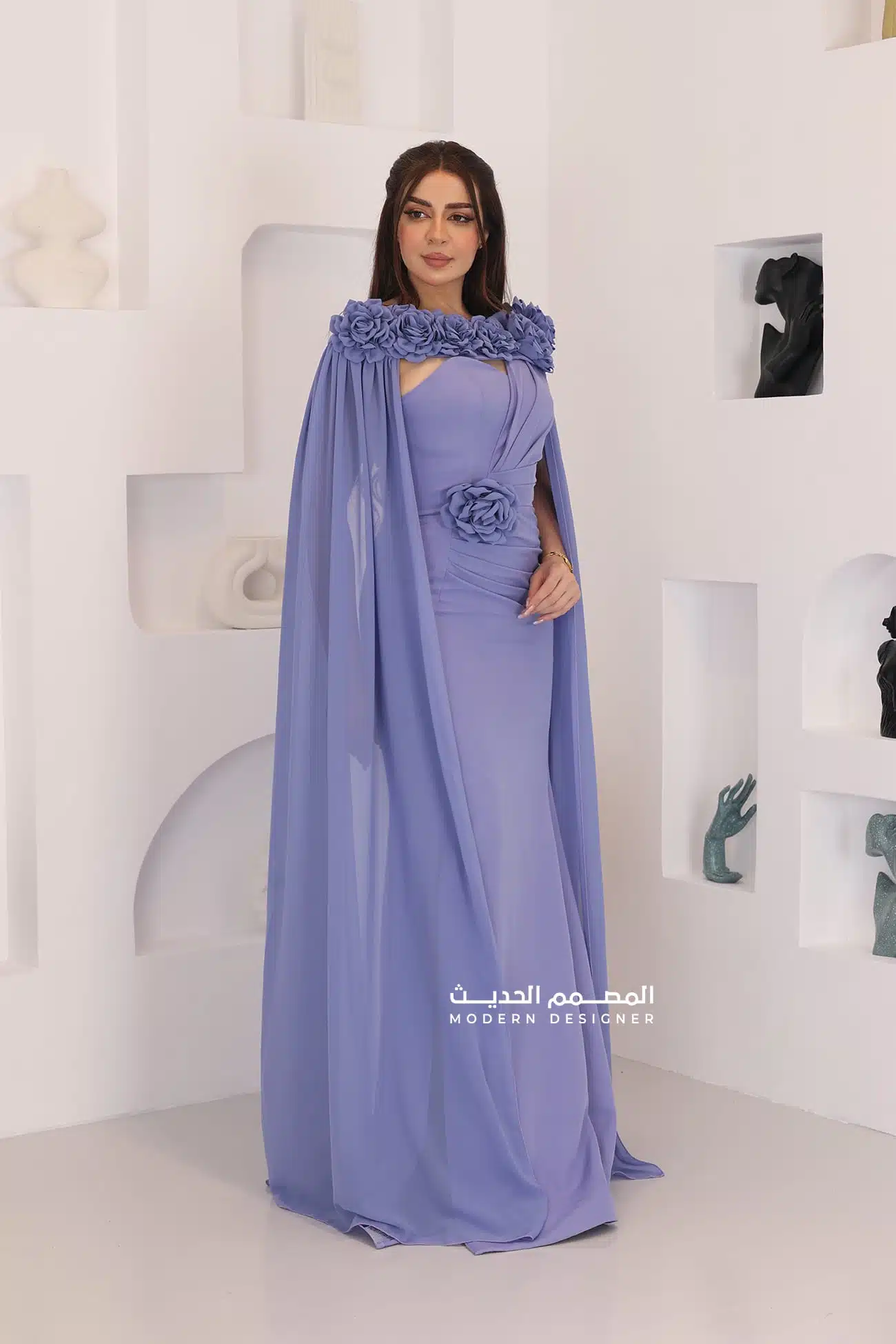 فستان ناعم بورد انيق