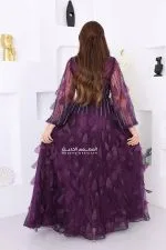 فستان سهرة ملكي بتطريز فاخر