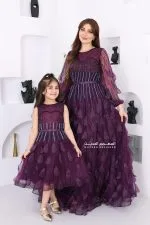 فستان سهرة ملكي بتطريز فاخر