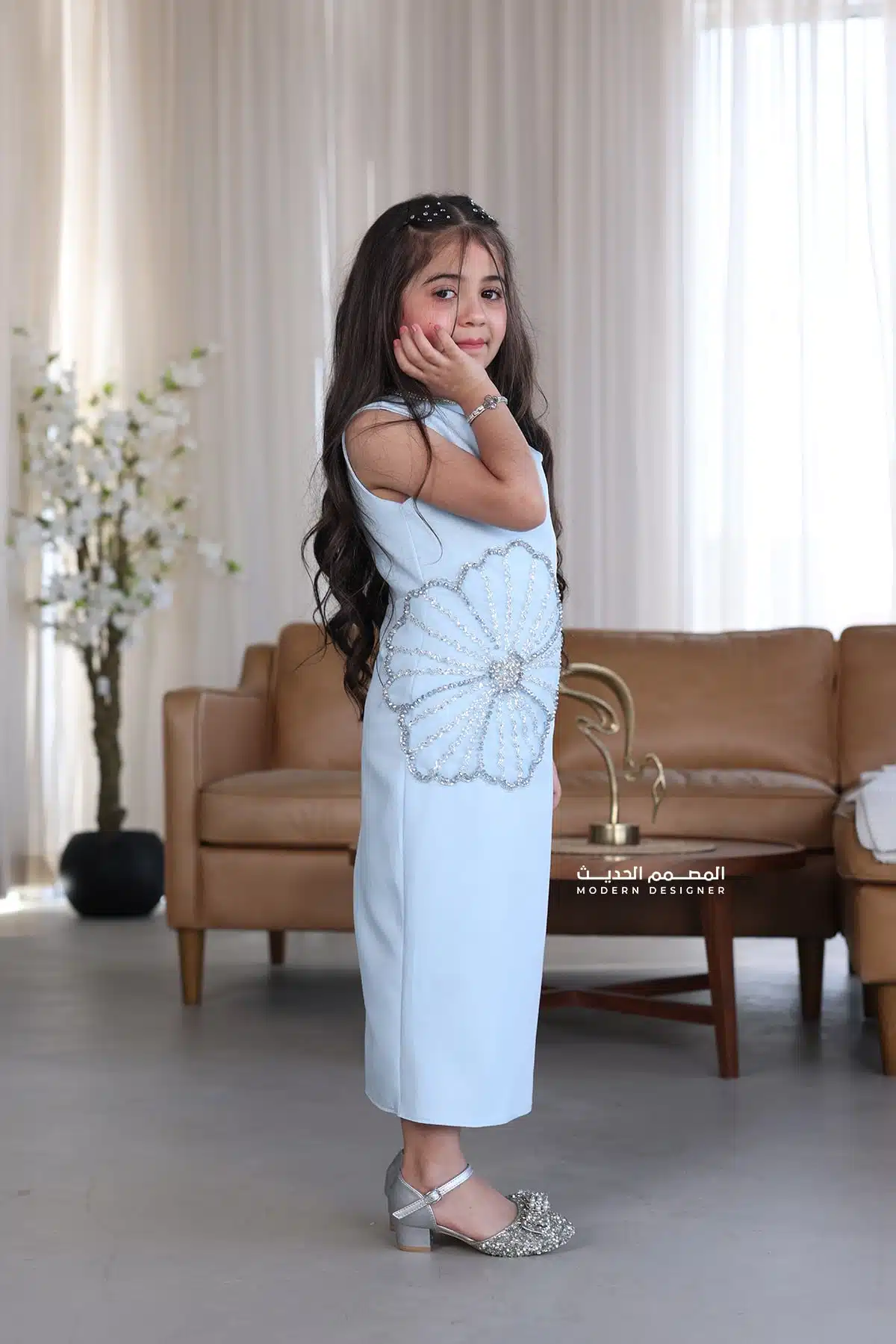 فستان سواريه بناتي بتصميم حديث فستان سواريه بناتي بتصميم حديث