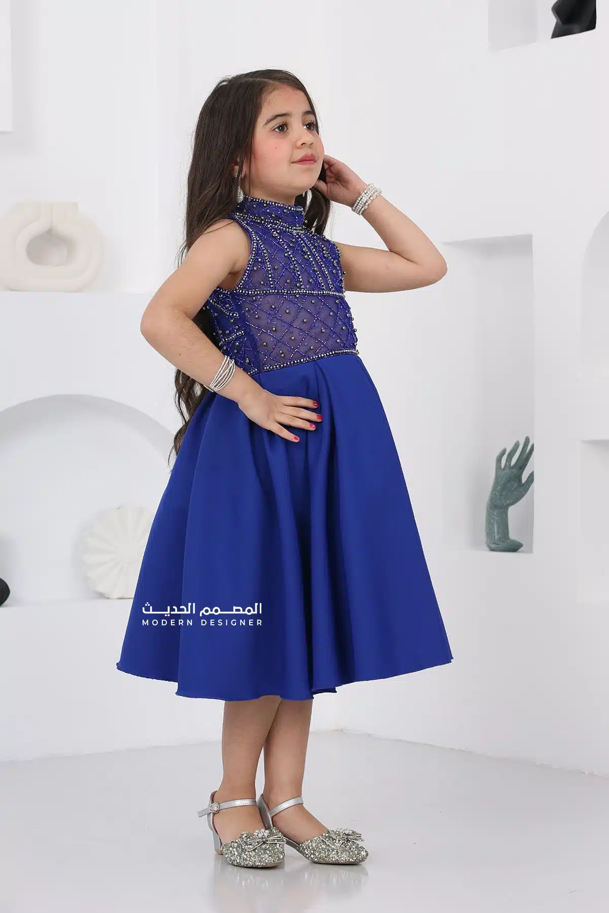 فستان بناتي بتطريز فخم فستان بناتي بتطريز فخم