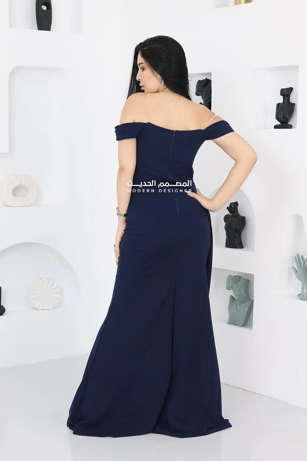 فستان سواريه سهرة بتطريز فخم