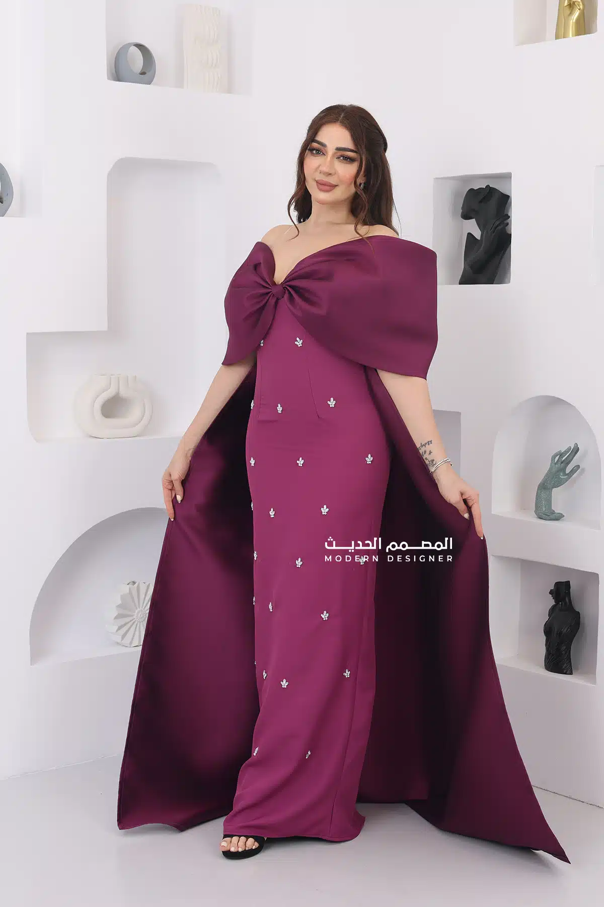 فستان ملكي سهرة أنيق فستان ملكي سهرة أنيق