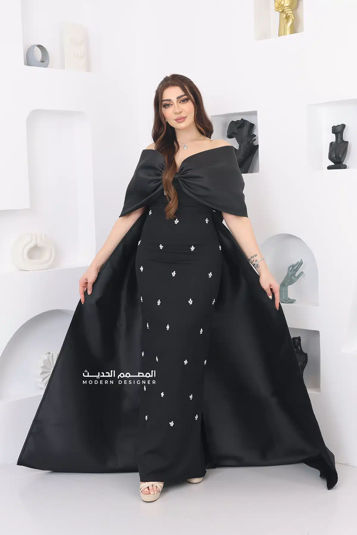 فستان ملكي سهرة أنيق فستان ملكي سهرة أنيق