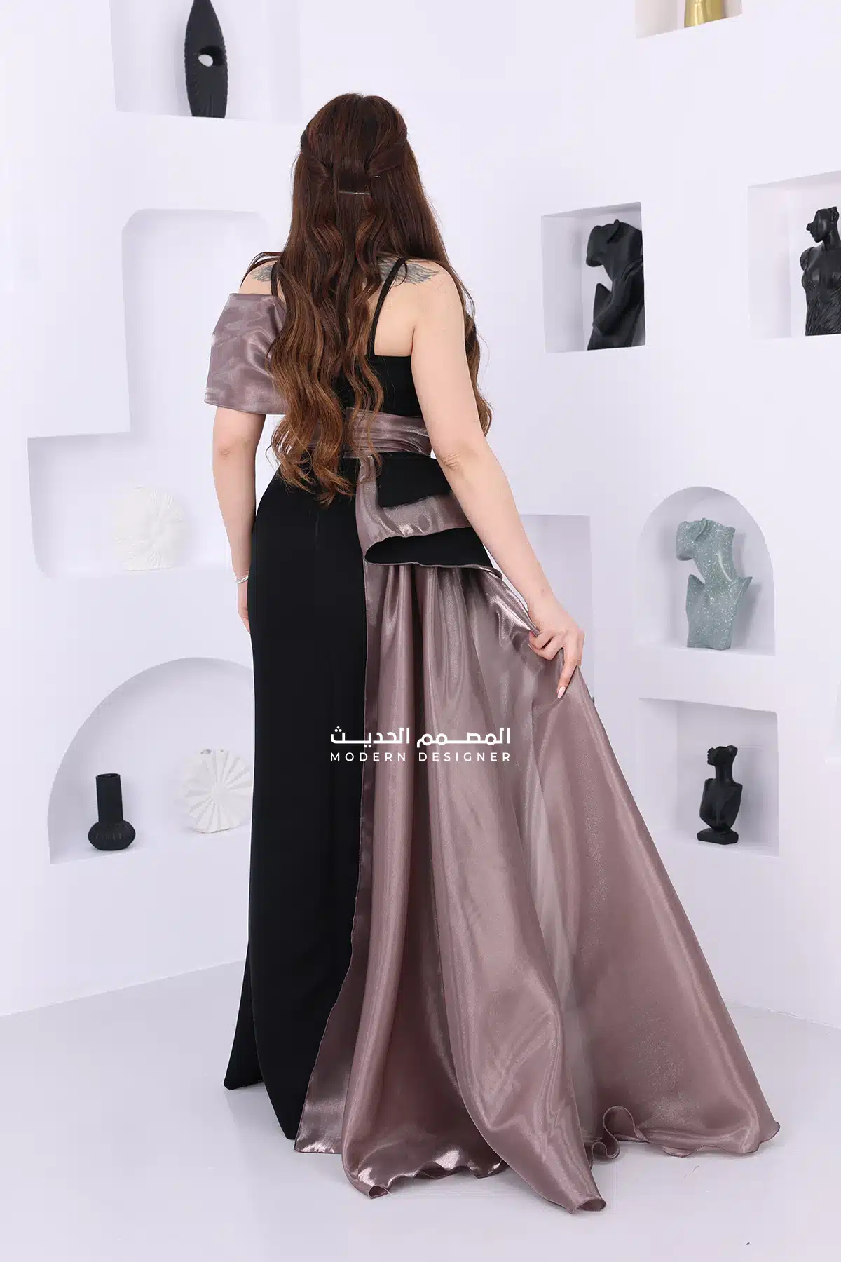 فستان طويل مناسبات ناعم فستان طويل مناسبات ناعم