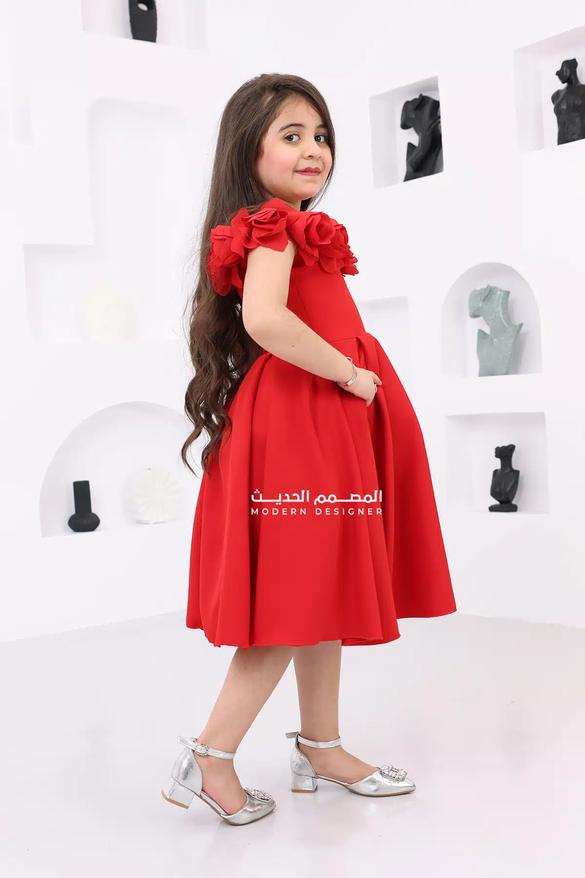 فستان ناعم بناتي فخم