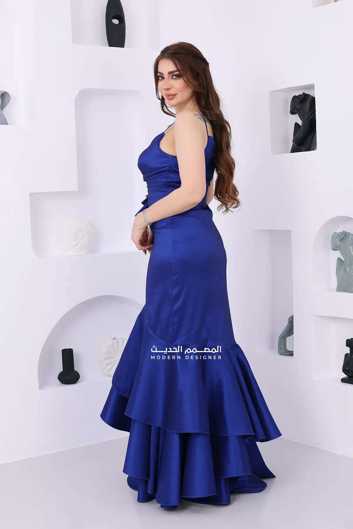 فستان ناعم مناسبات أنيق فستان ناعم مناسبات أنيق