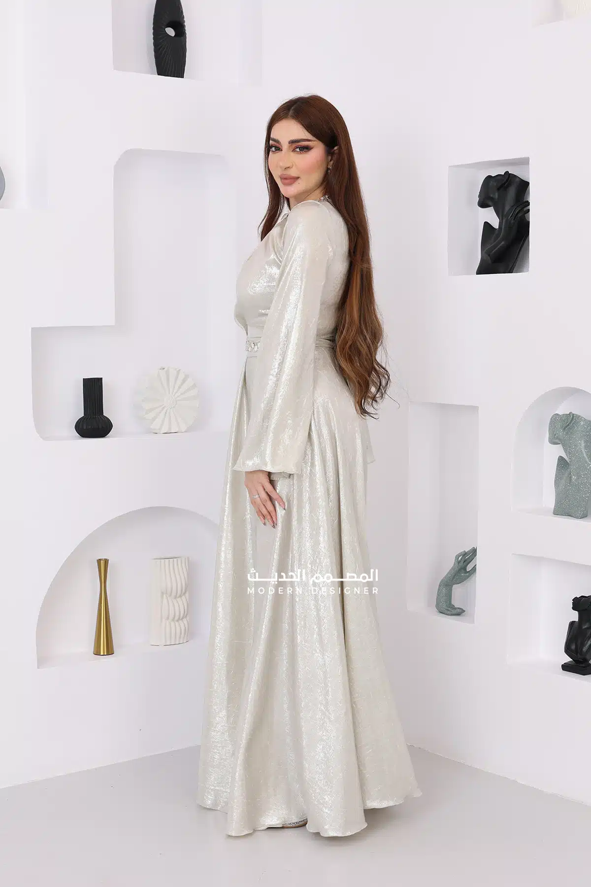 فستان ناعم بتصميم فريد