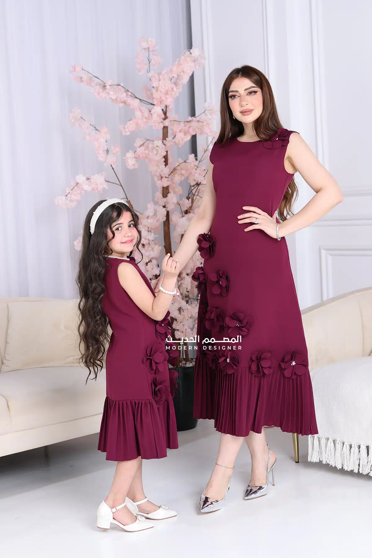 فستان ناعم قصير فخم