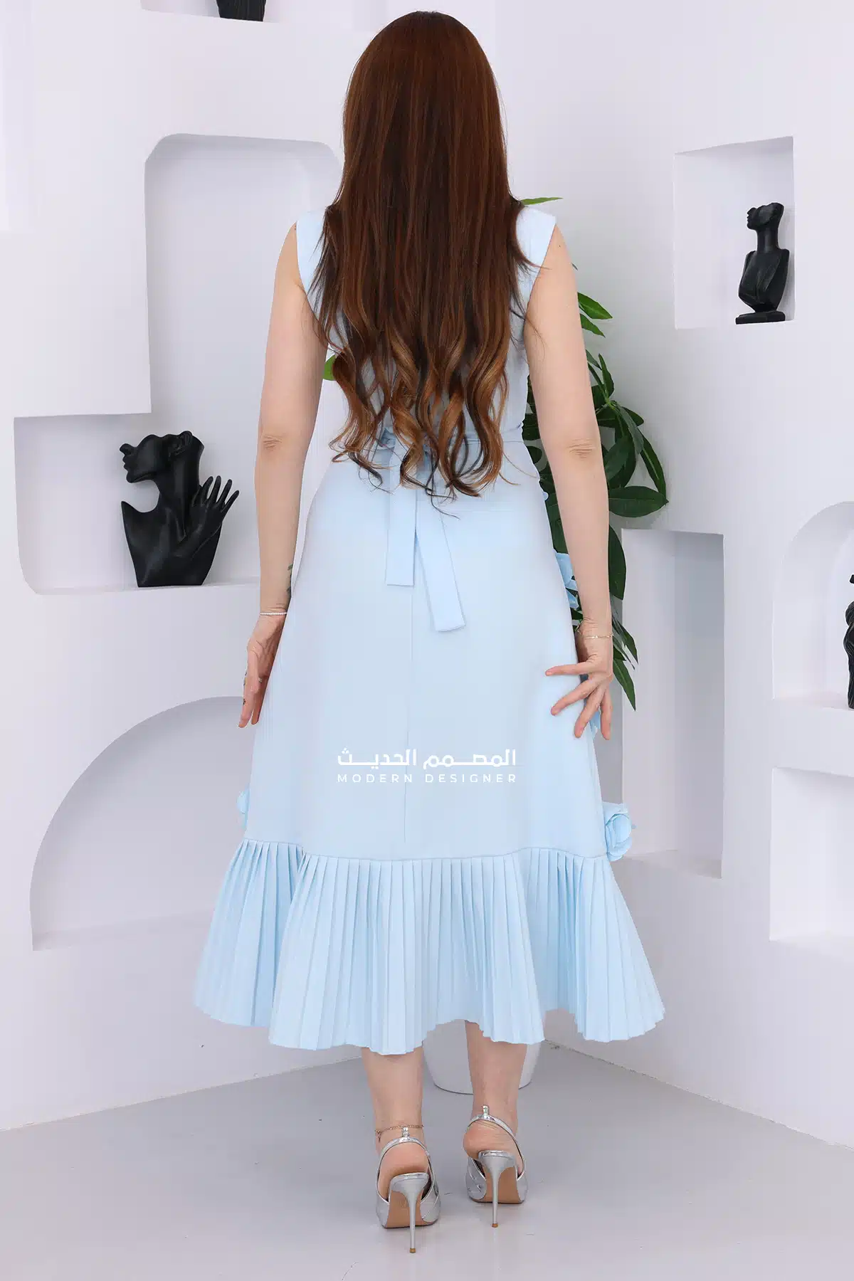 فستان ناعم قصير فخم