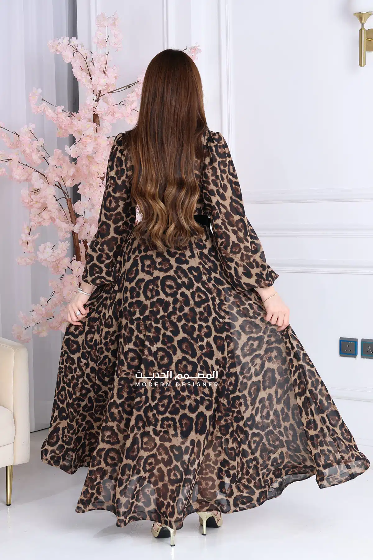 فستان نمري طويل