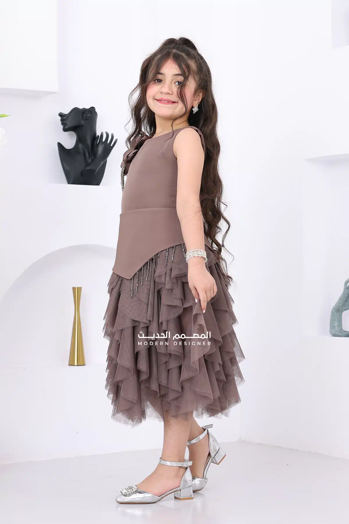 فستان بنات ناعم