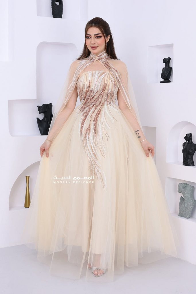 فستان سهرة ملكي راقي
