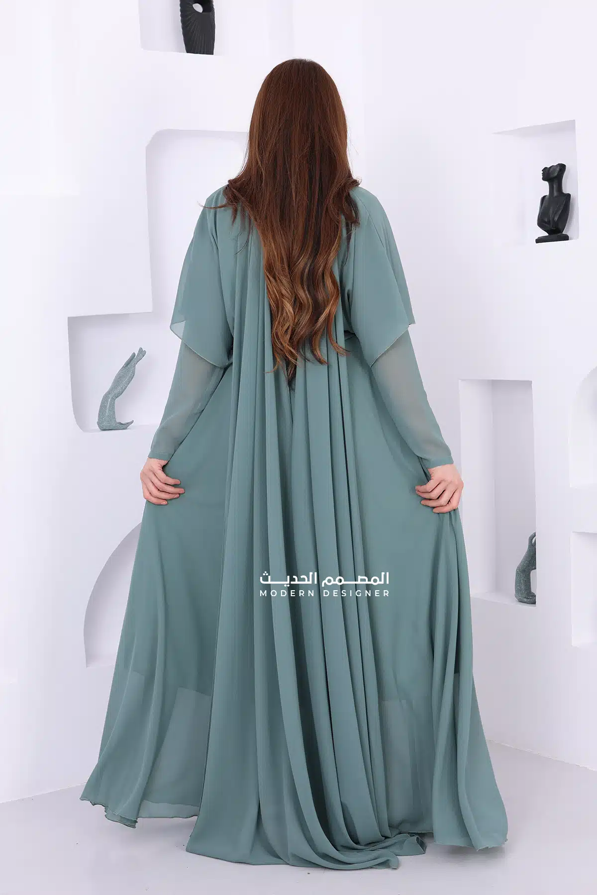 فستان شيفون طويل