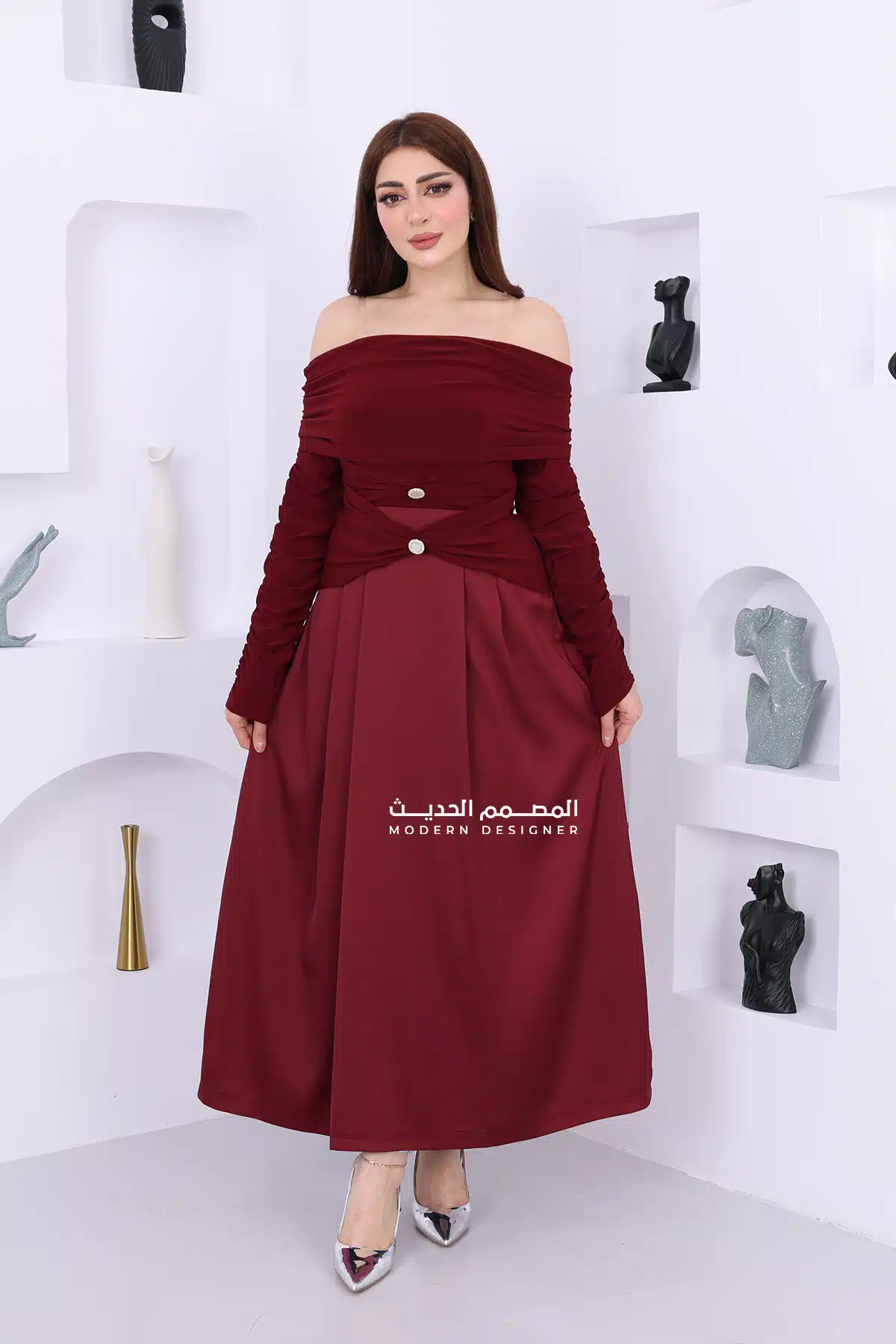 فستان فاخر طويل