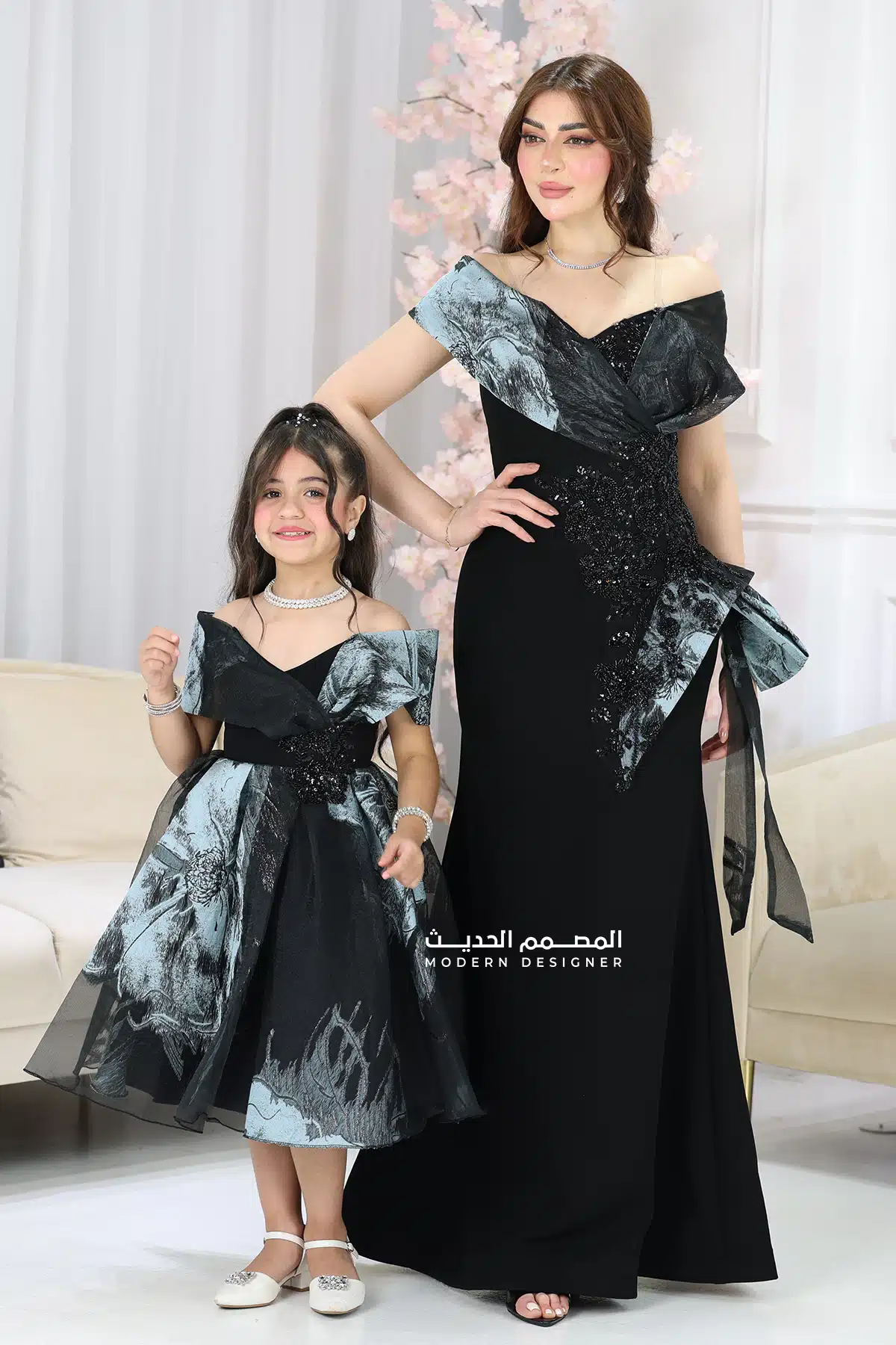 فستان ملكي طويل فستان ملكي طويل