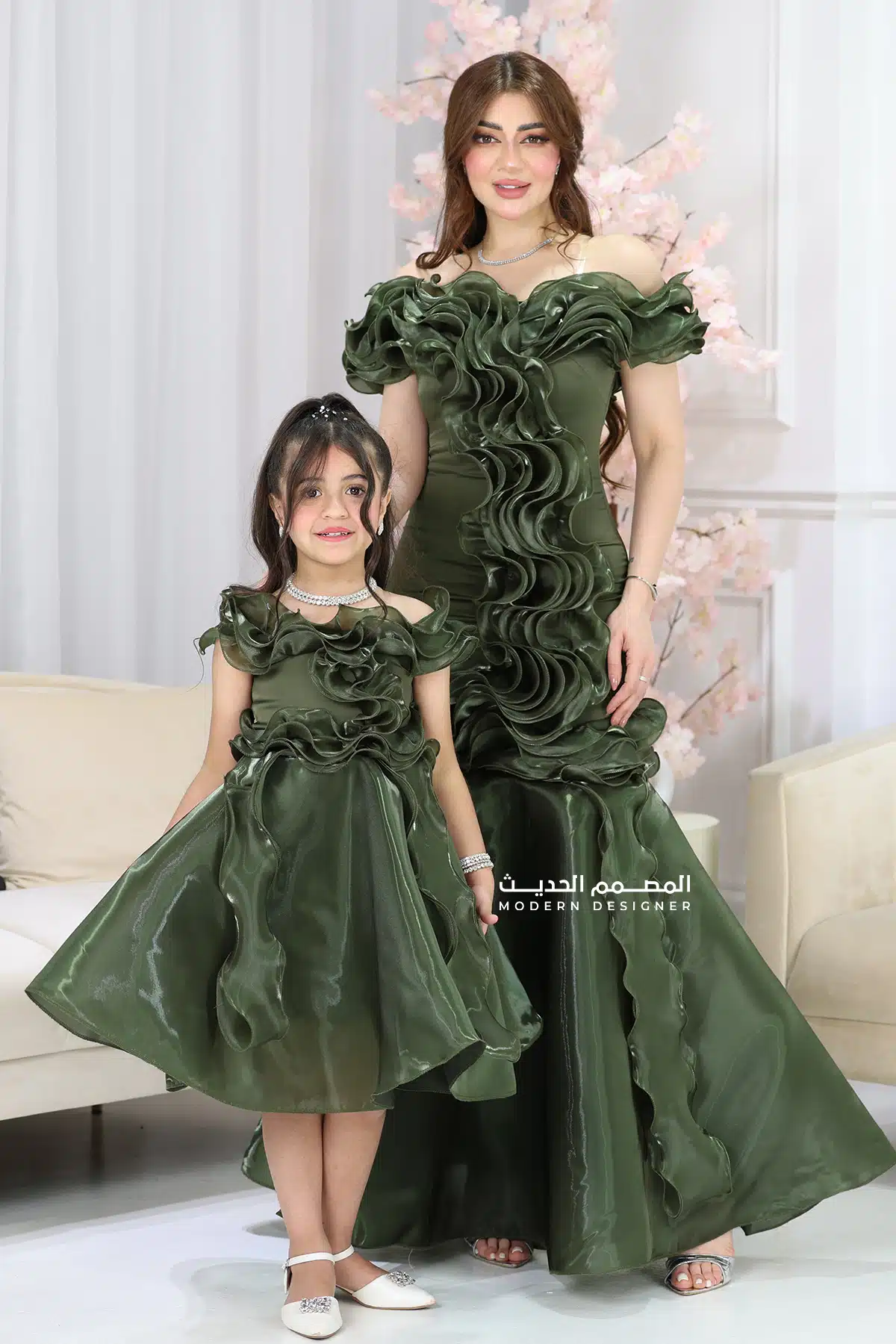 فستان سهرة عصري فخم