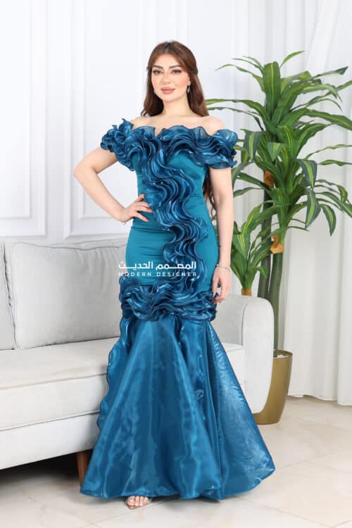 فستان سهرة عصري فخم
