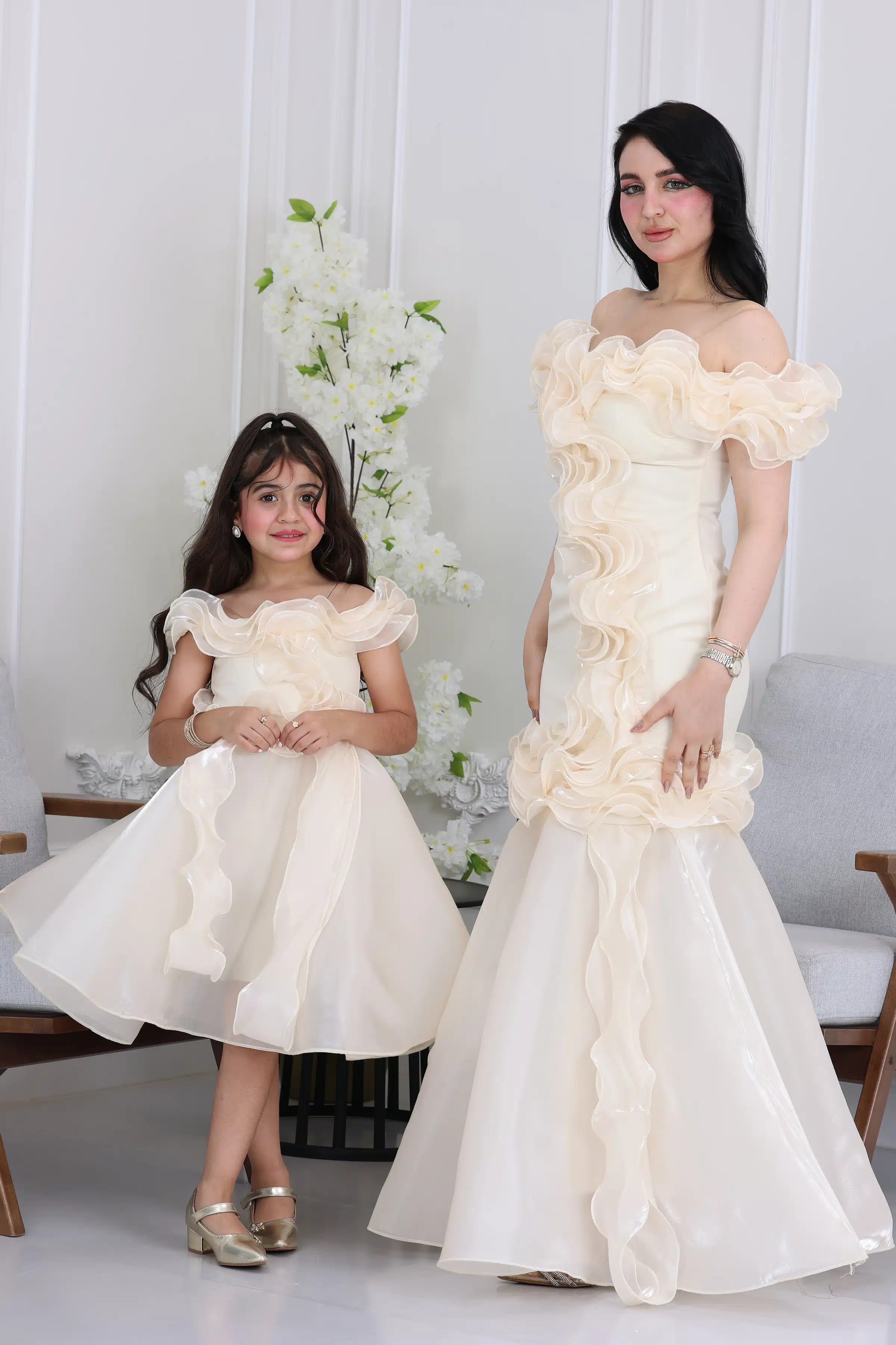 فستان سهرة عصري فخم