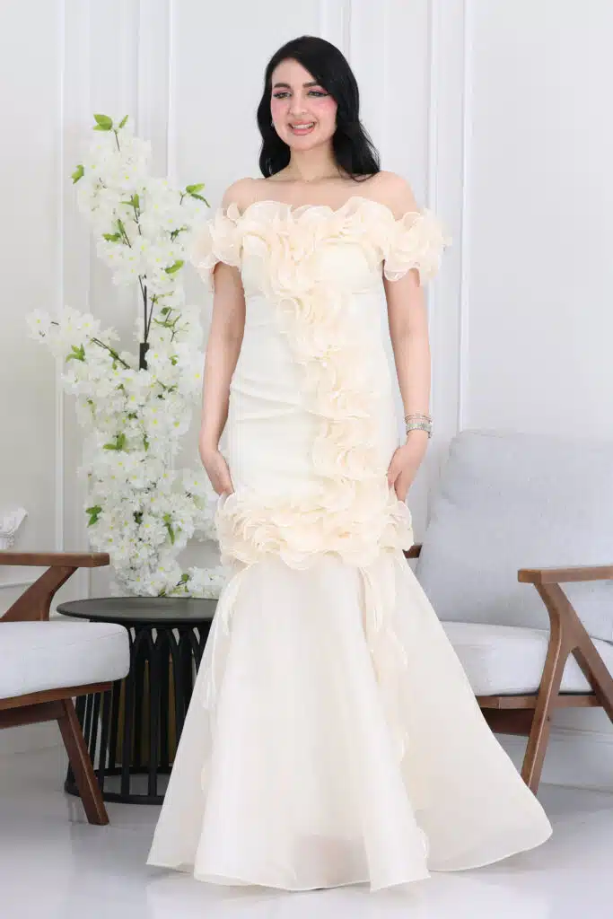 فستان سهرة عصري فخم