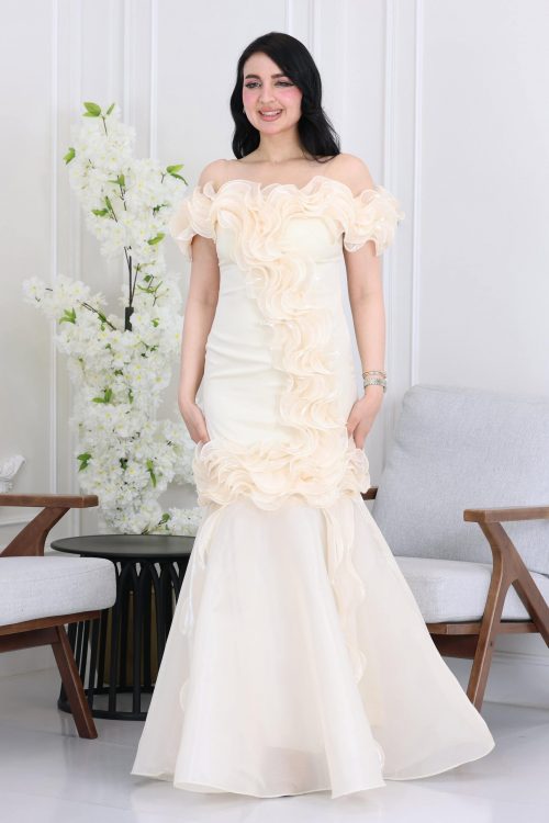 فستان سهرة عصري فخم