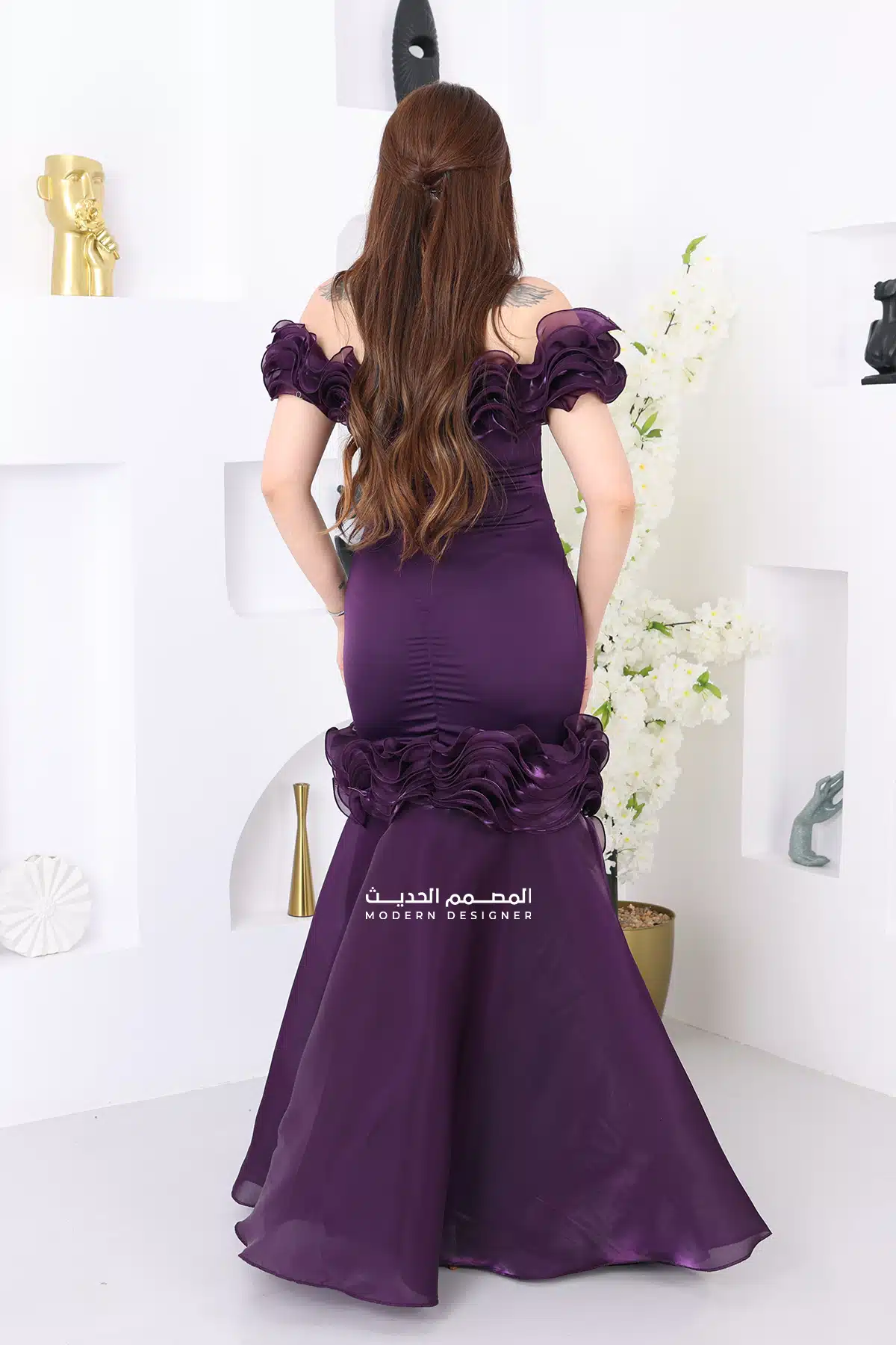 فستان سهرة عصري فخم