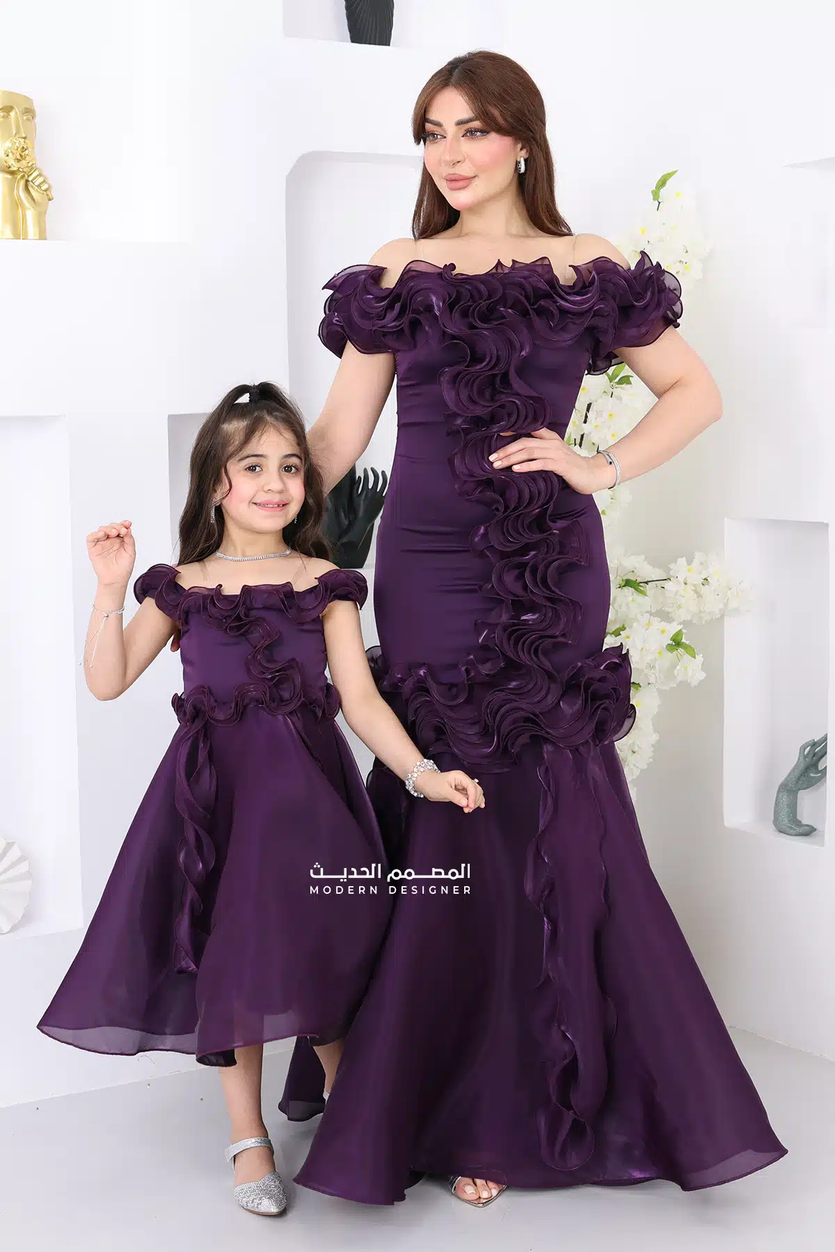 فستان سهرة عصري فخم