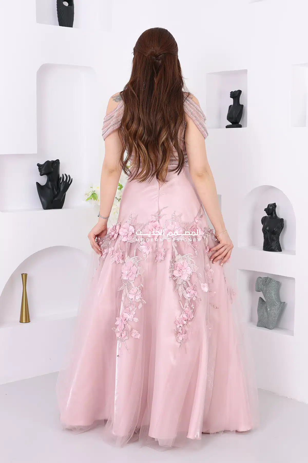 فستان سواريه مطرز