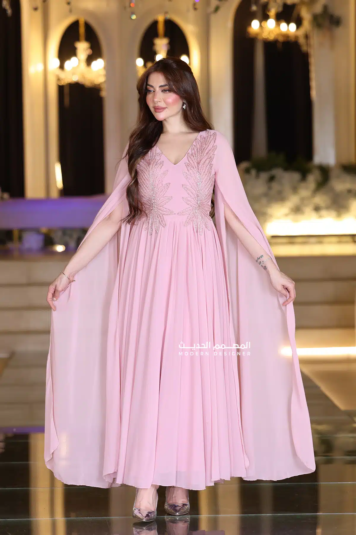 فستان شيفون راقي