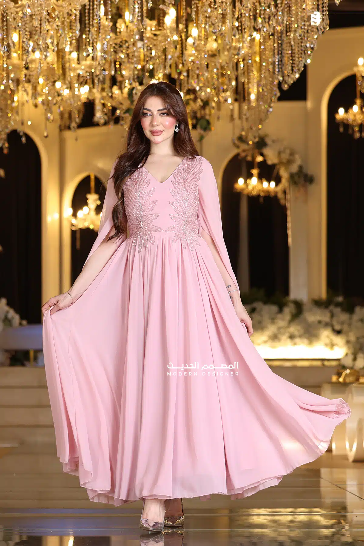 فستان شيفون راقي