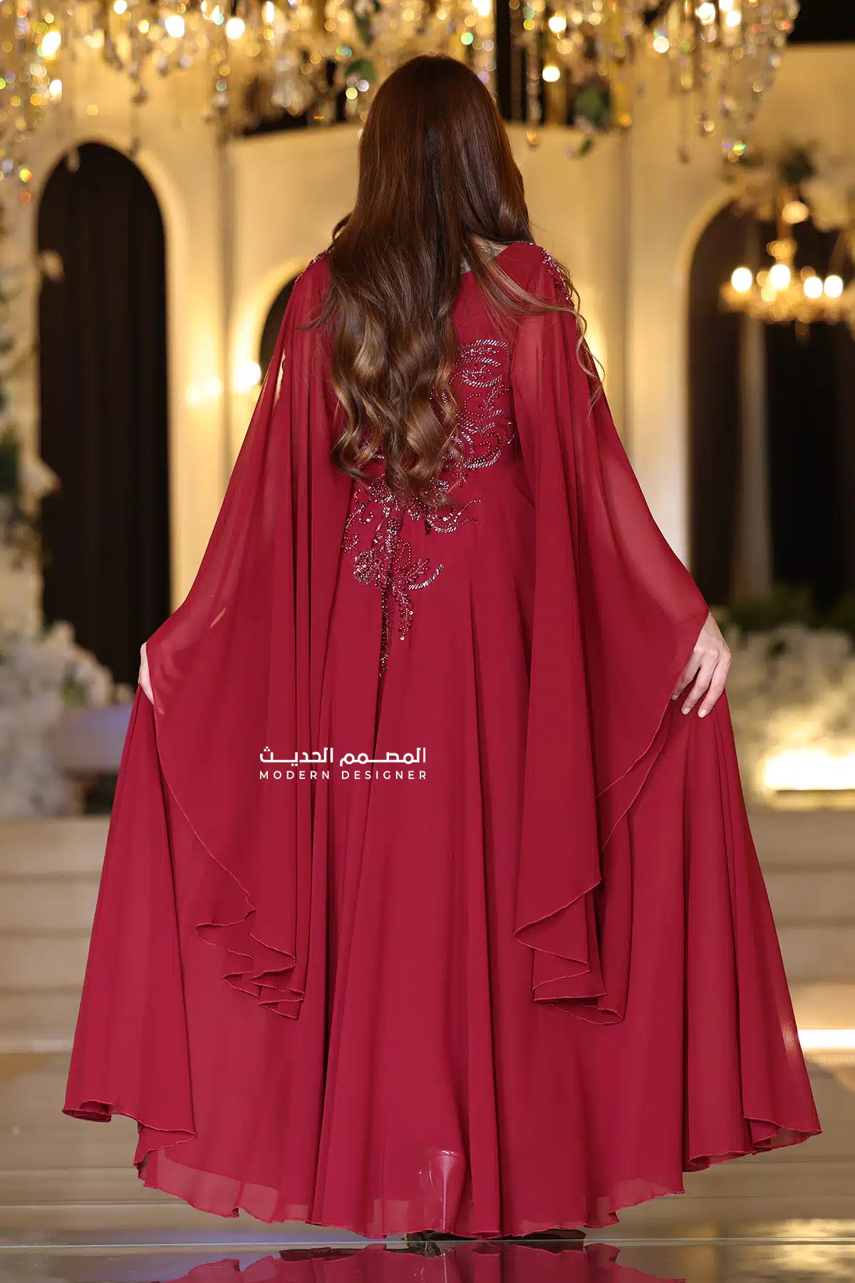 فستان شيفون فاخر