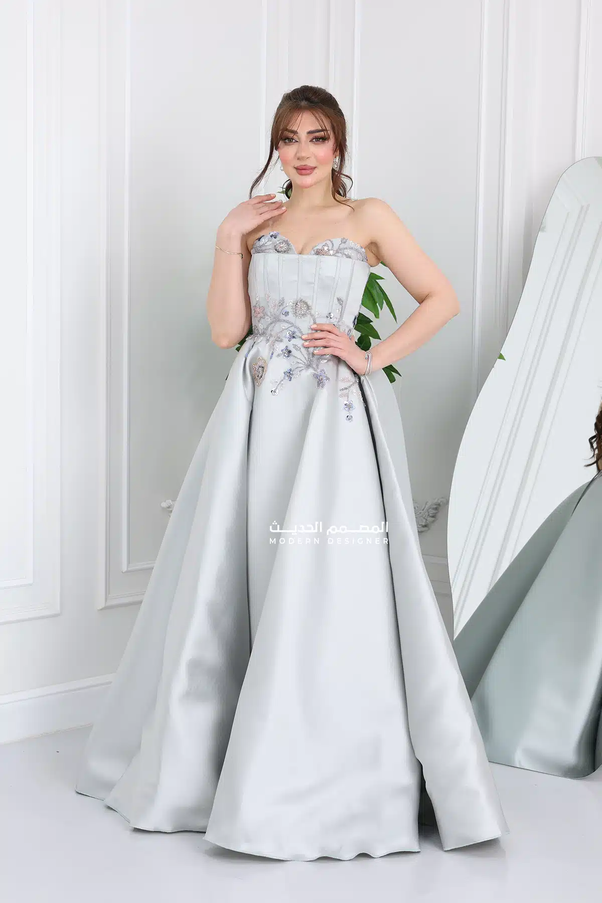 فستان مطرز سهرة فاخر