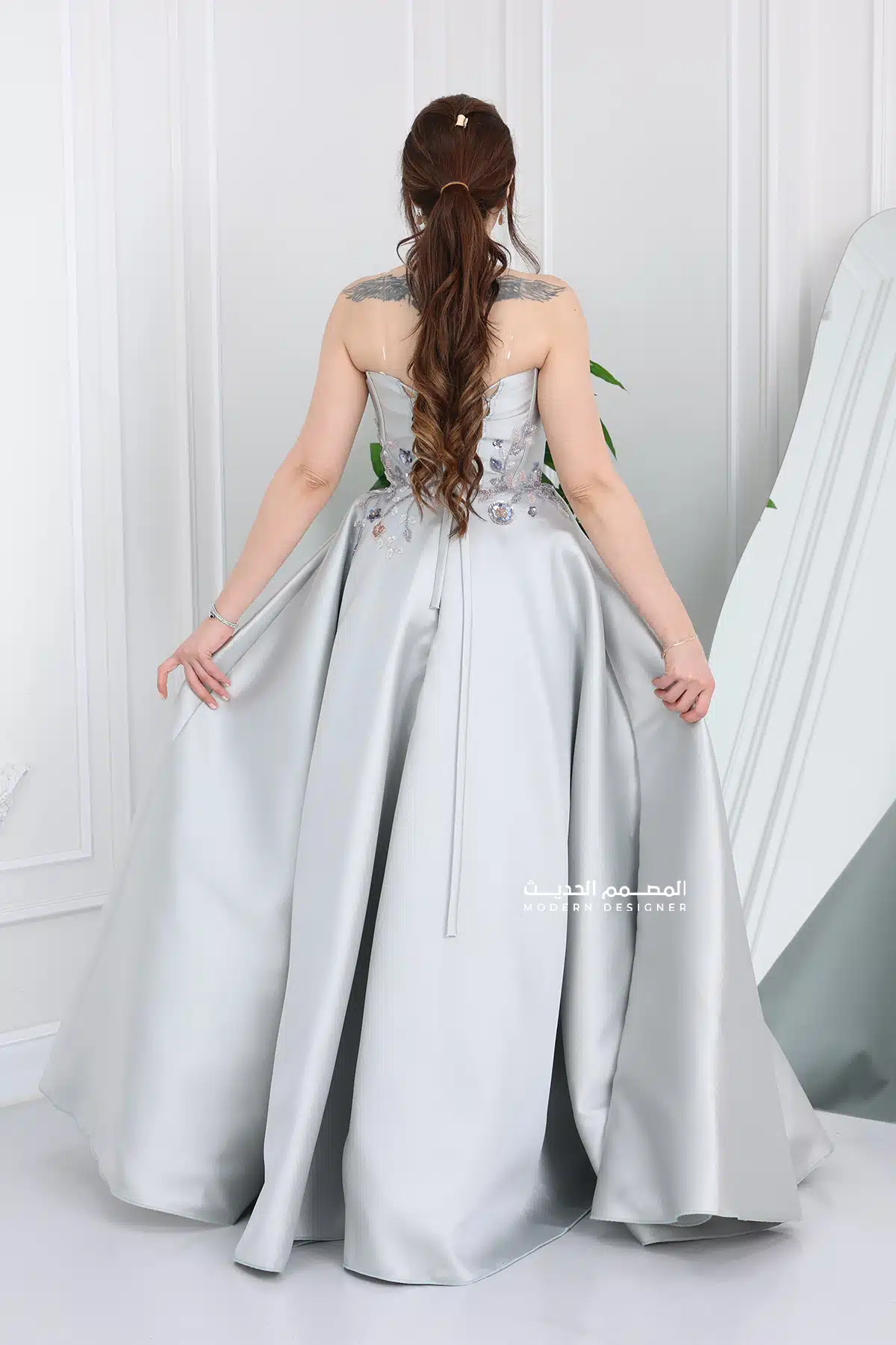 فستان مطرز سهرة فاخر