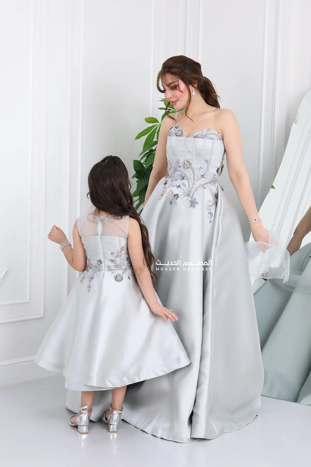 فستان مطرز سهرة فاخر