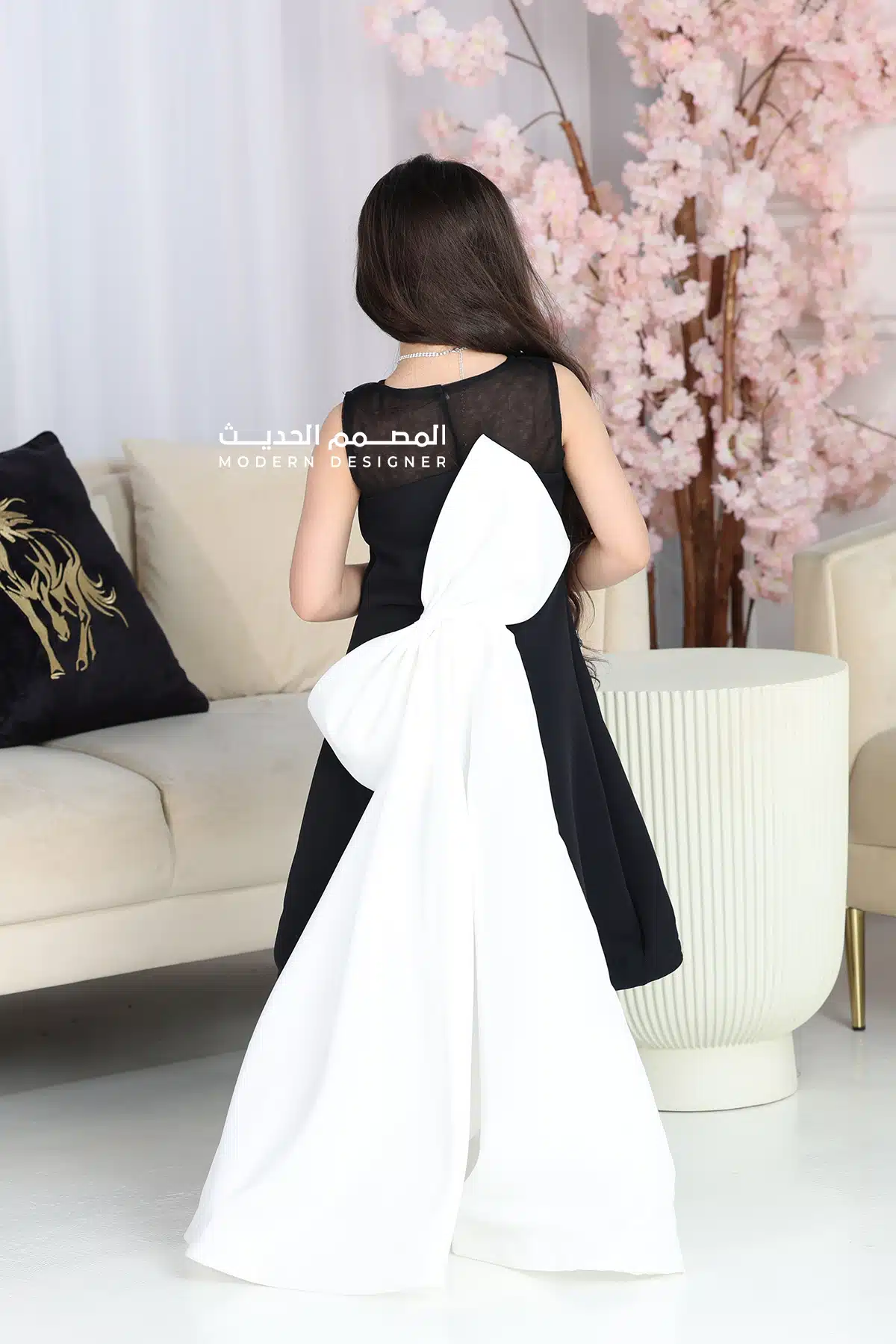 فستان بناتي بتطريز فاخر