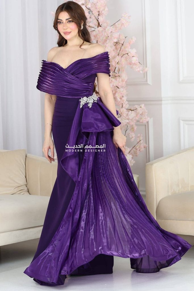 فستان مناسبات بتصميم فاخر