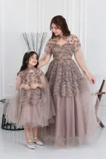 فستان مناسبات بتطريز فاخر