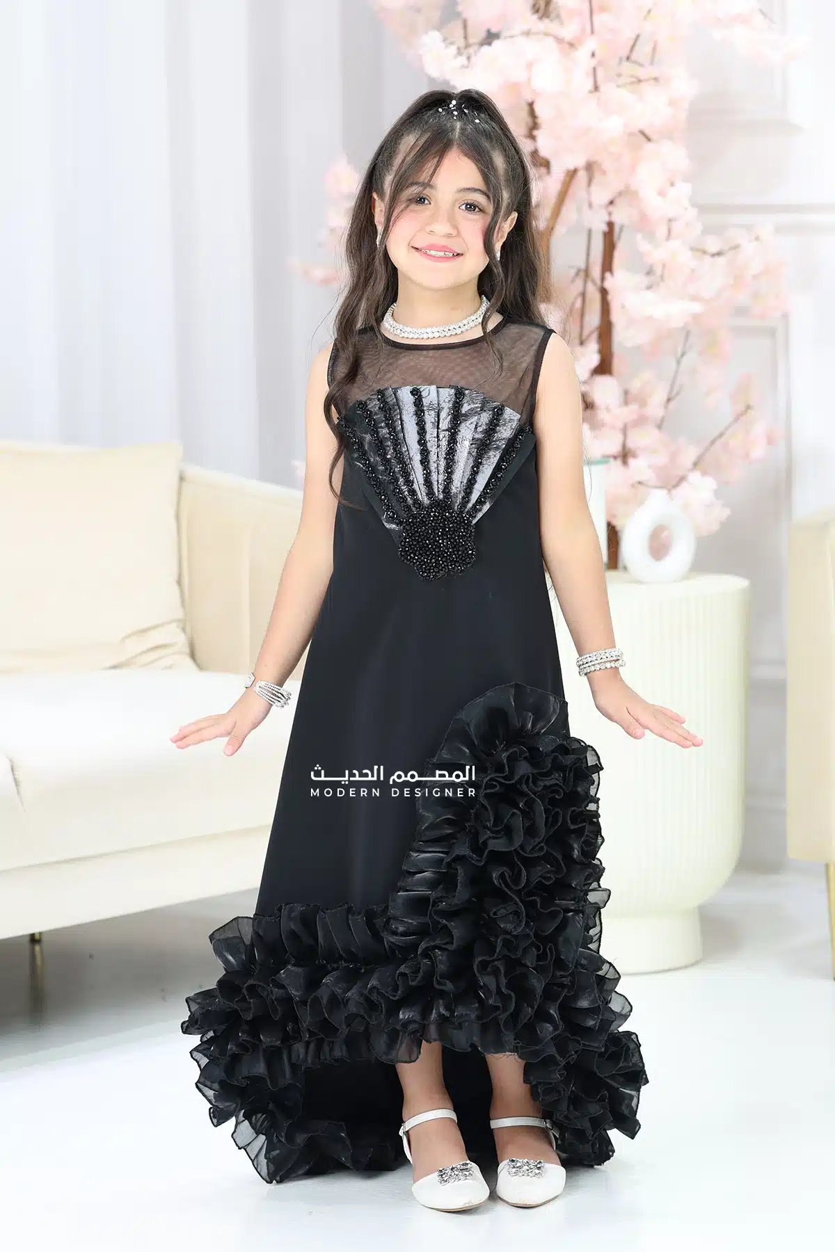 فستان بناتي انيق سواريه