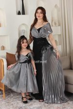 فستان بناتي ملكي فاخر