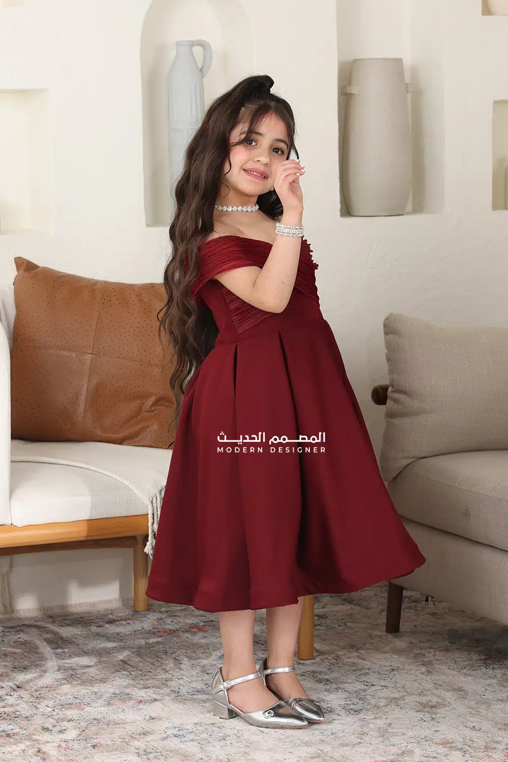 فستان بناتي ناعم وراقي فستان بناتي ناعم وراقي