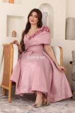 فستان ميدي بتصميم فخم