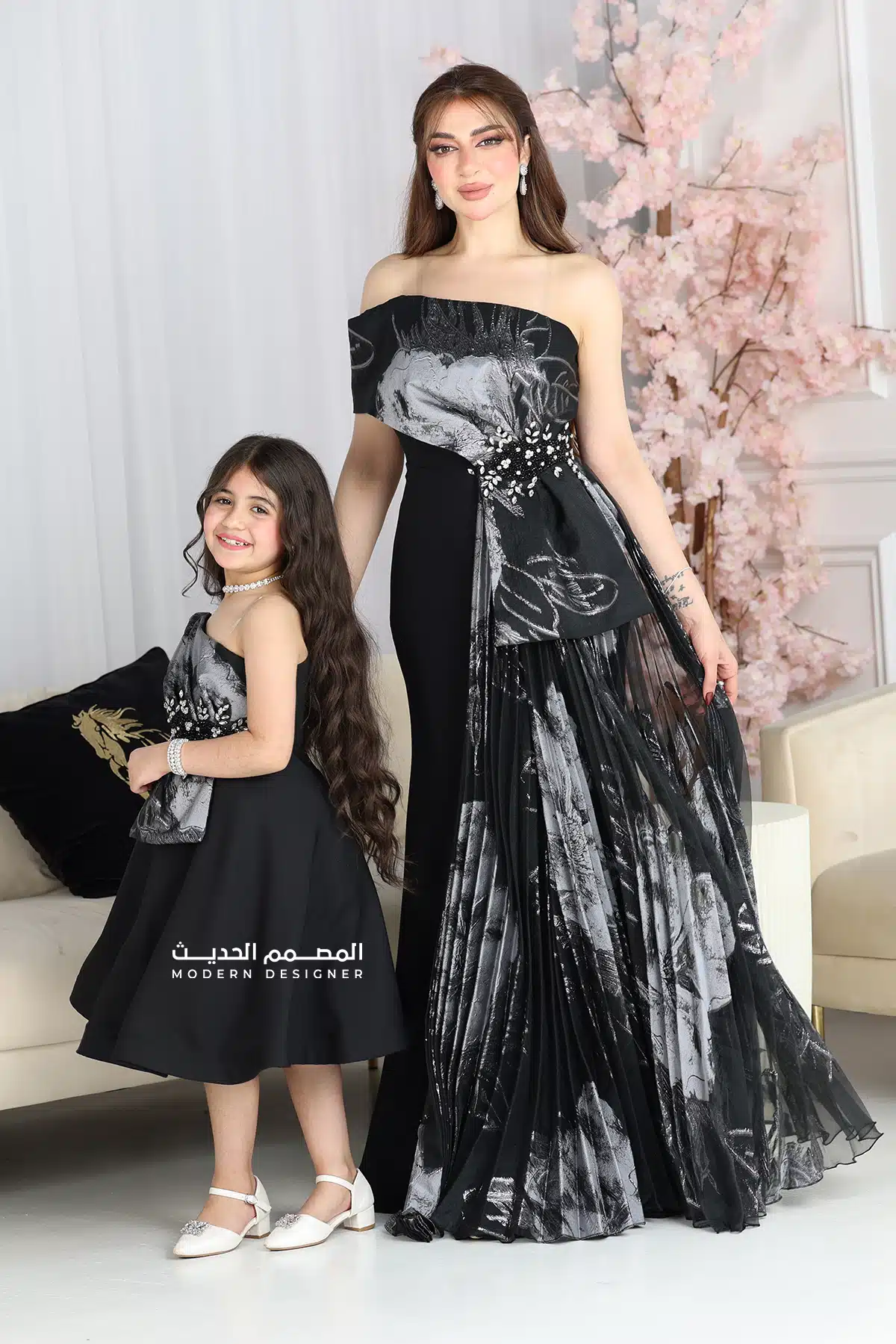 فستان مناسبات بتصميم انيق