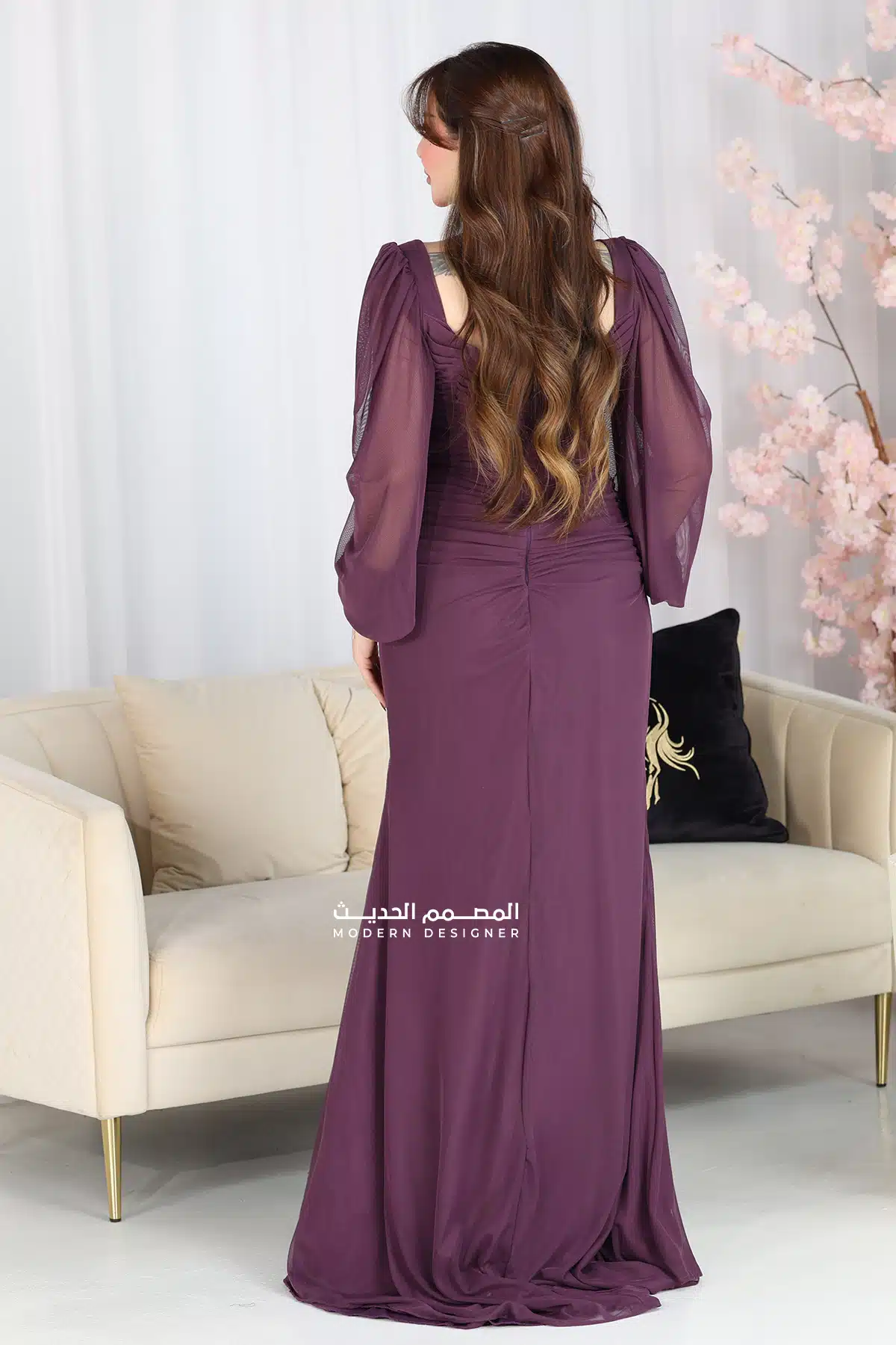 فستان مناسبات بتصميم مميز