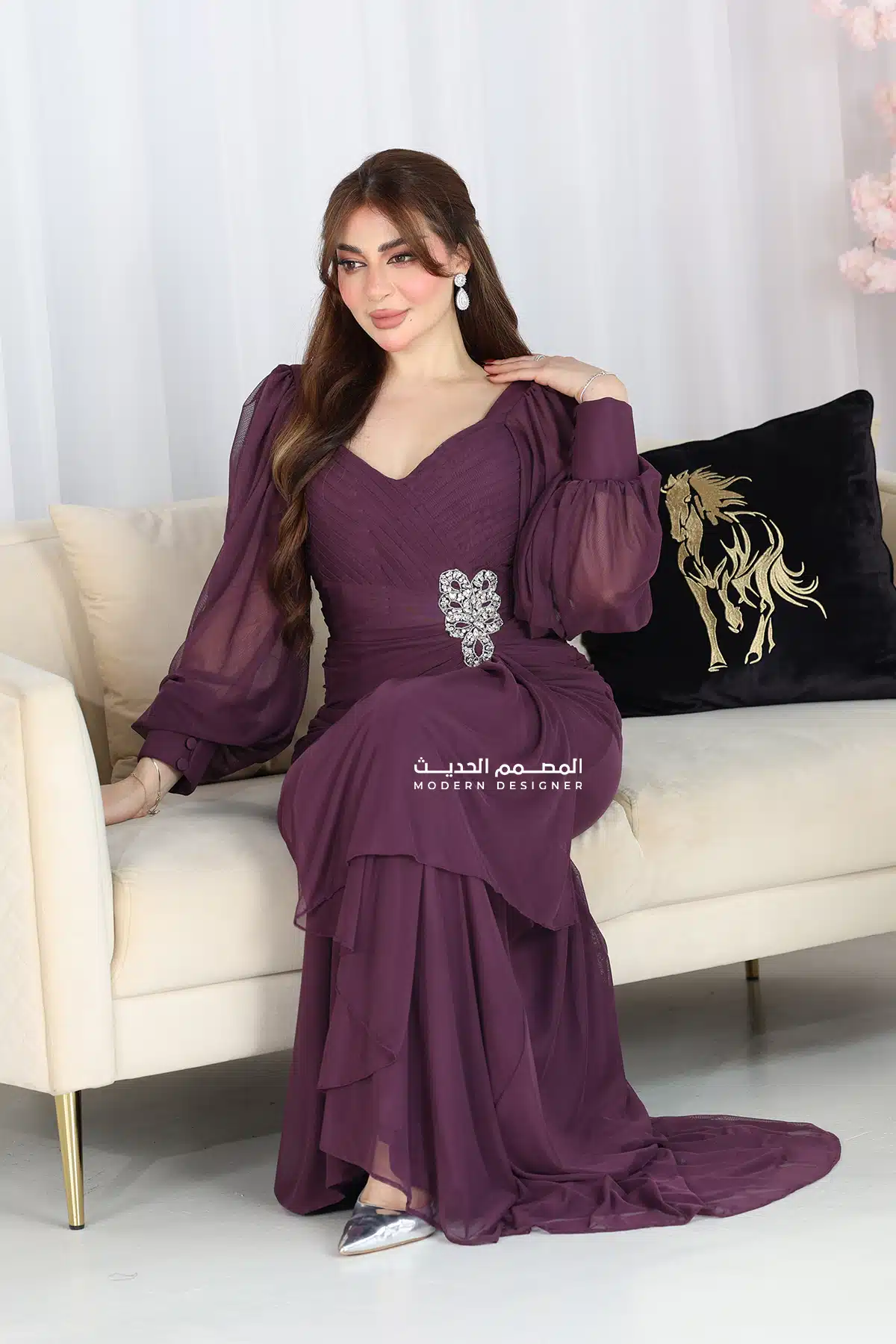 فستان مناسبات بتصميم مميز