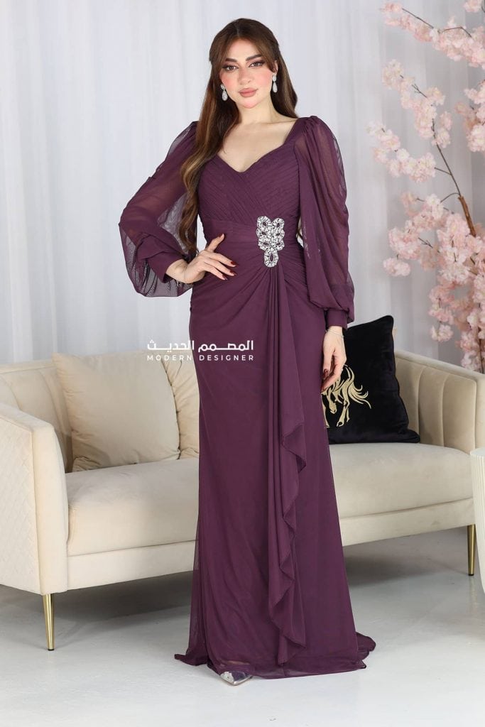 فستان مناسبات بتصميم مميز