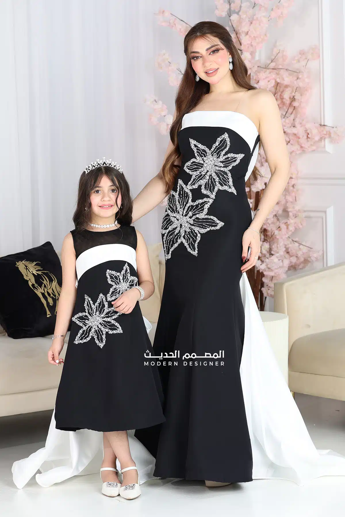 فستان مناسبات بتطريز راقي